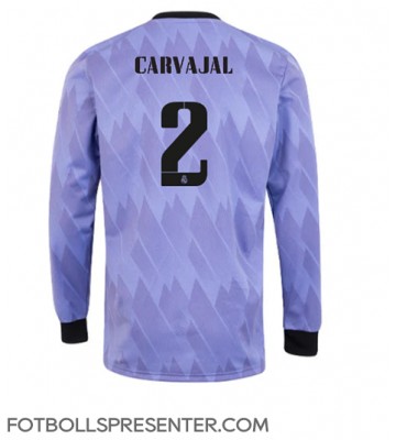 Real Madrid Daniel Carvajal #2 Borta Matchtröja 2022-23 Långärmad